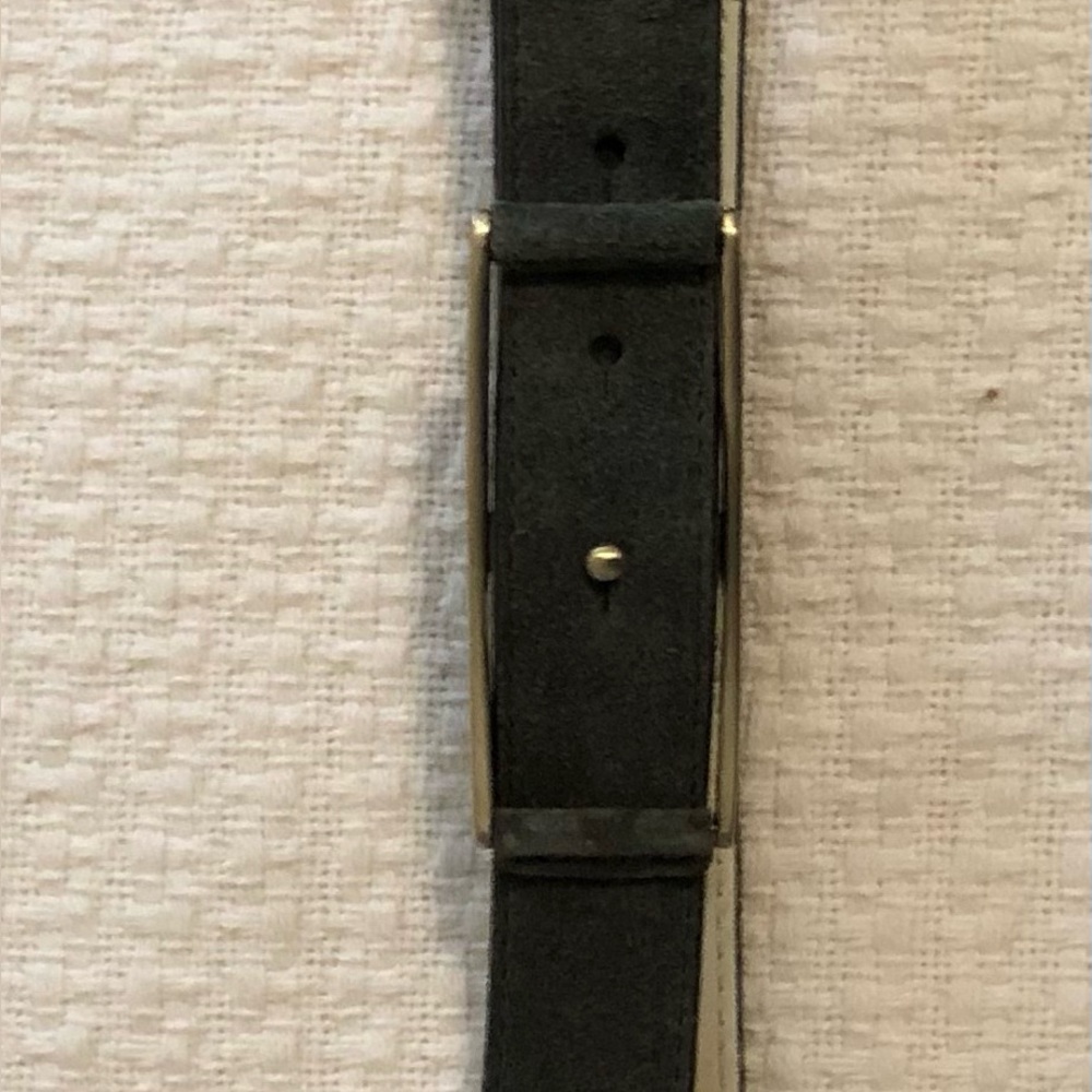 Womens Cole Haan suede belt